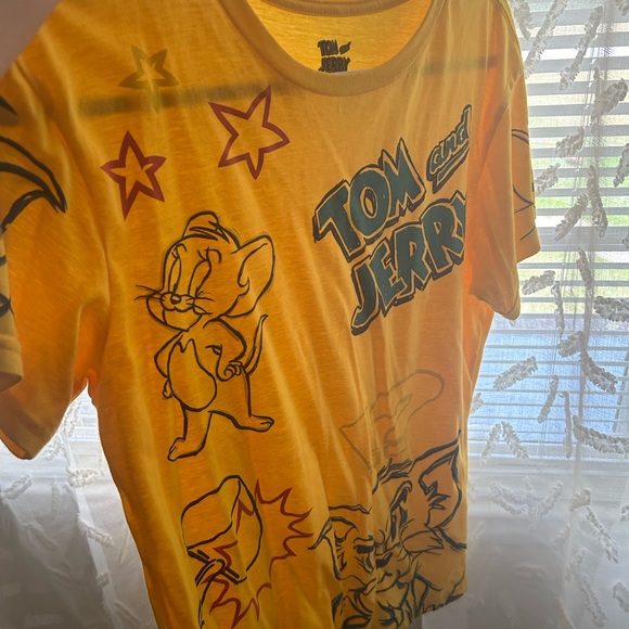 Yellow and Green Multicolored T- Shirt - Picture 3 of 4